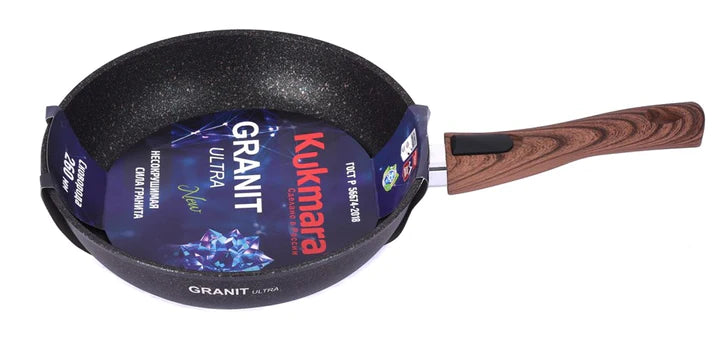 מחבת 22 ס"מ Ultra Granit ידית נשלפת