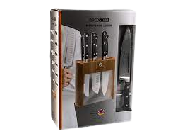 סט שישה סכינים+מעמד ARCOSTEEL