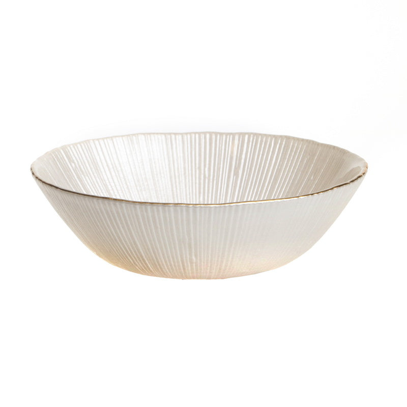 Пара стеклянных мисок для салата в праздничном и впечатляющем дизайне Hilary диаметром 25.5 см