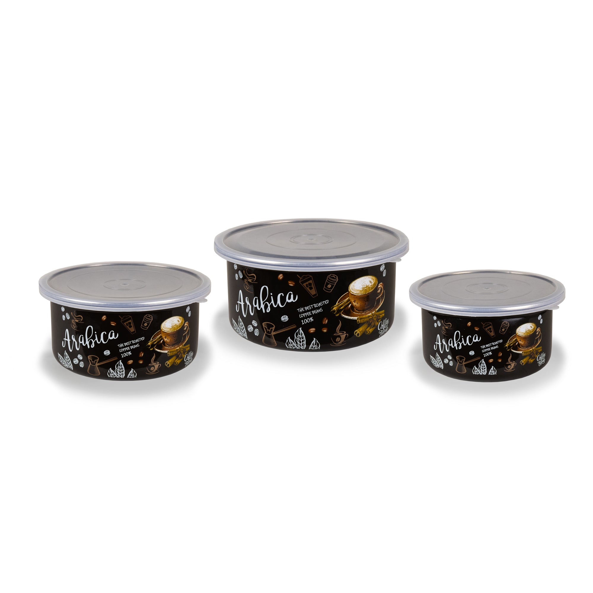 Набор салатников АРАБИКА (коричневый)