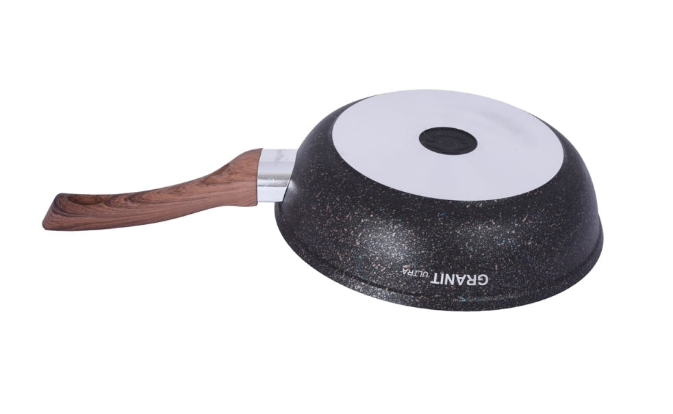 מחבת יציקת אלימיניום 26 ס"מ עם מכסה וידית נשלפת