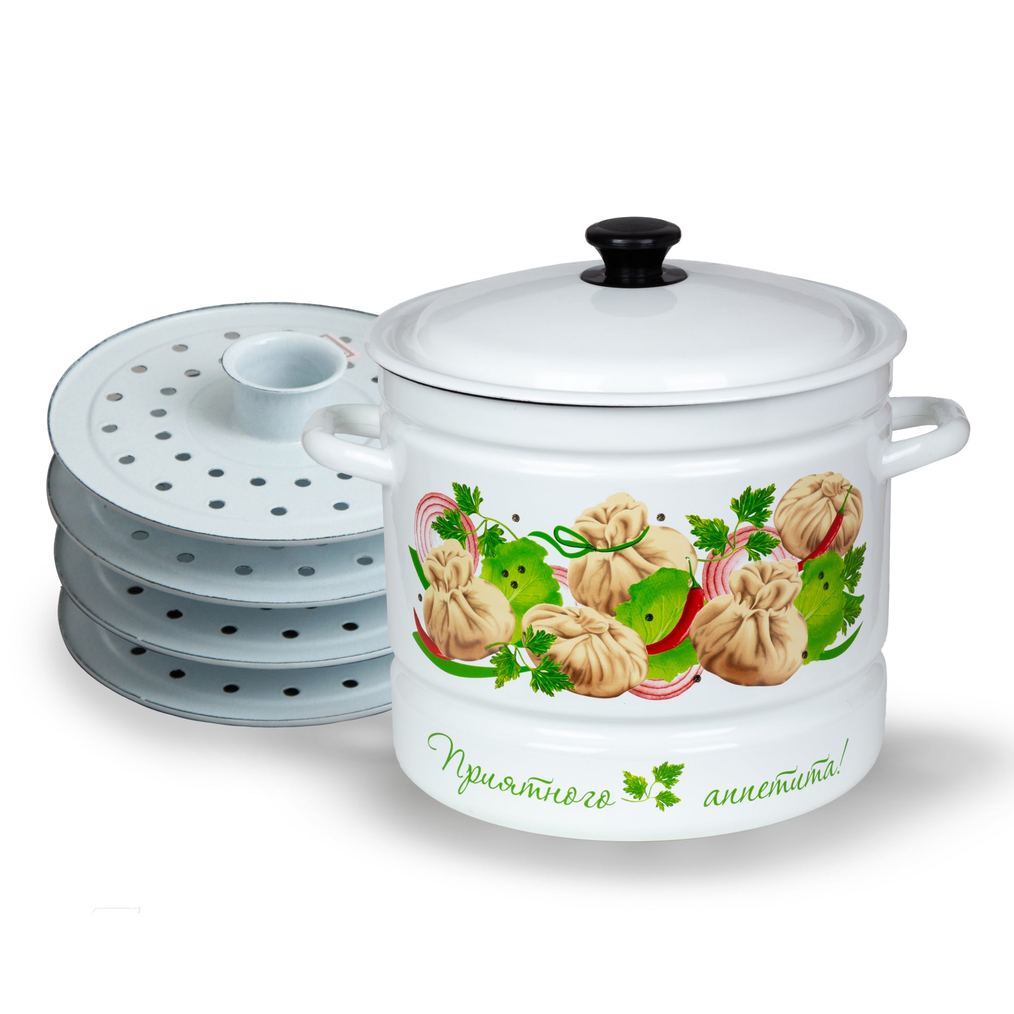 סיר אידוי אמייל למנטו - 10 ליטר