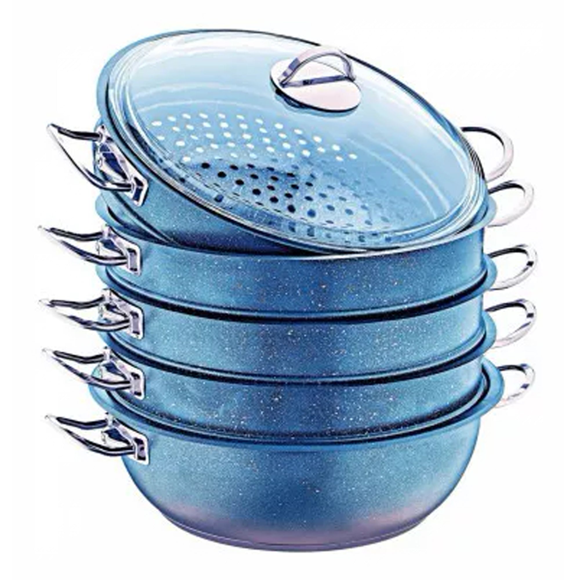 סיר אידוי למנטו 32 ס"מ GRANIT – מתאים לאינדוקציה