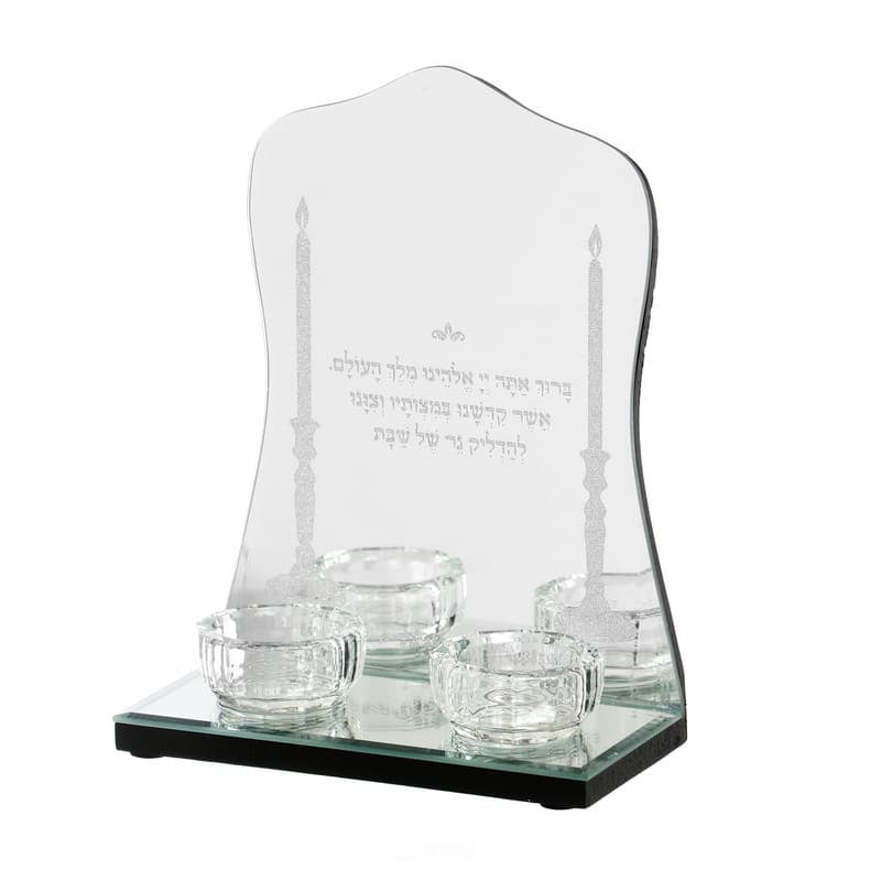 Зеркальные подсвечники для шаббата