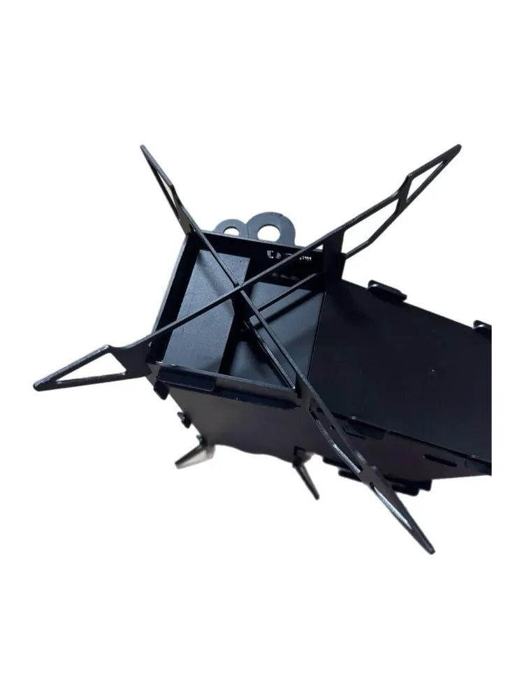 Печь ракетная разборная щепочница высота-D2 MINI