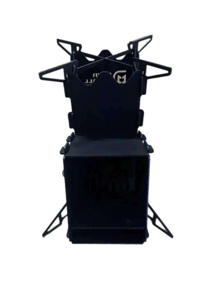 Печь ракетная разборная щепочница высота-D2 MINI