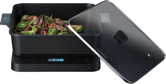 Электрическая индукционная плита + жаровня 6 л и гриль ARCOSTEEL