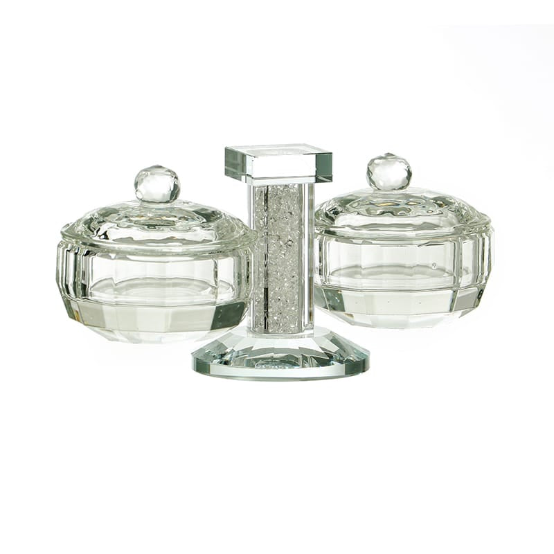 Кристаллические солонки с крышкой