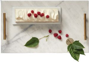 Прямоугольный мраморный поднос ARCOSTEEL