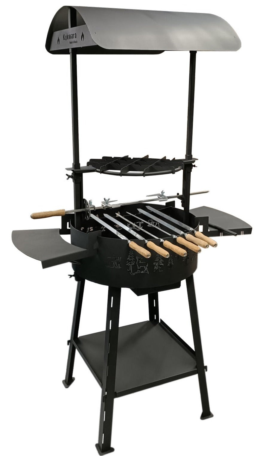 גריל משולב רב תכליתי לגינה