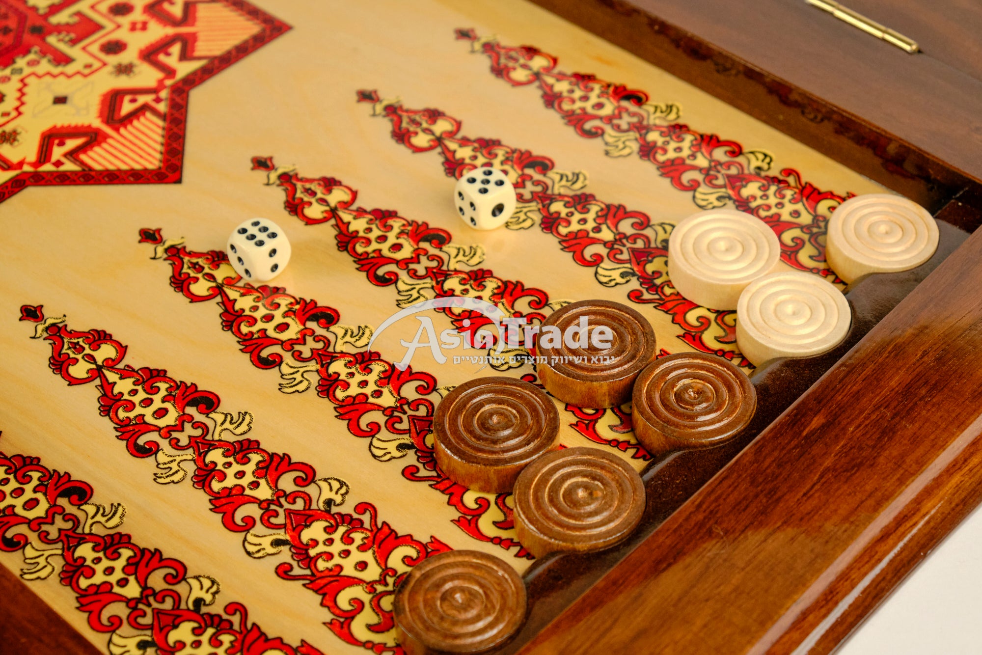 Овальные деревянные нарды