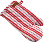 Перчатка для духовки красная полоска 33 см 100% хлопок ARCOSTEEL