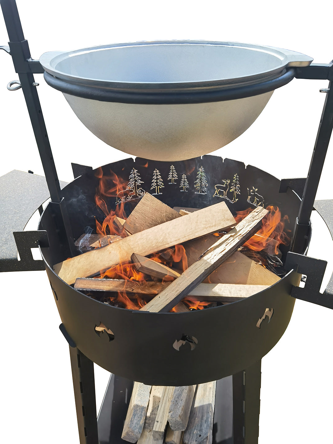 גריל משולב רב תכליתי לגינה