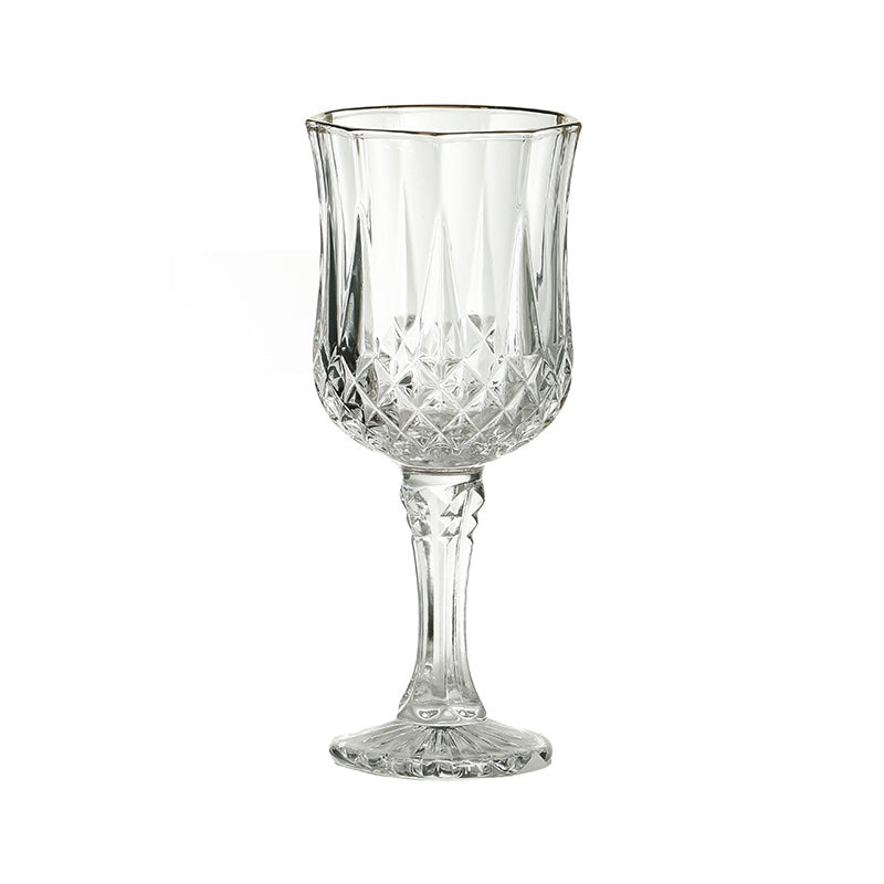 Набор из 6 бокалов для вина с золотым декором 200 мл