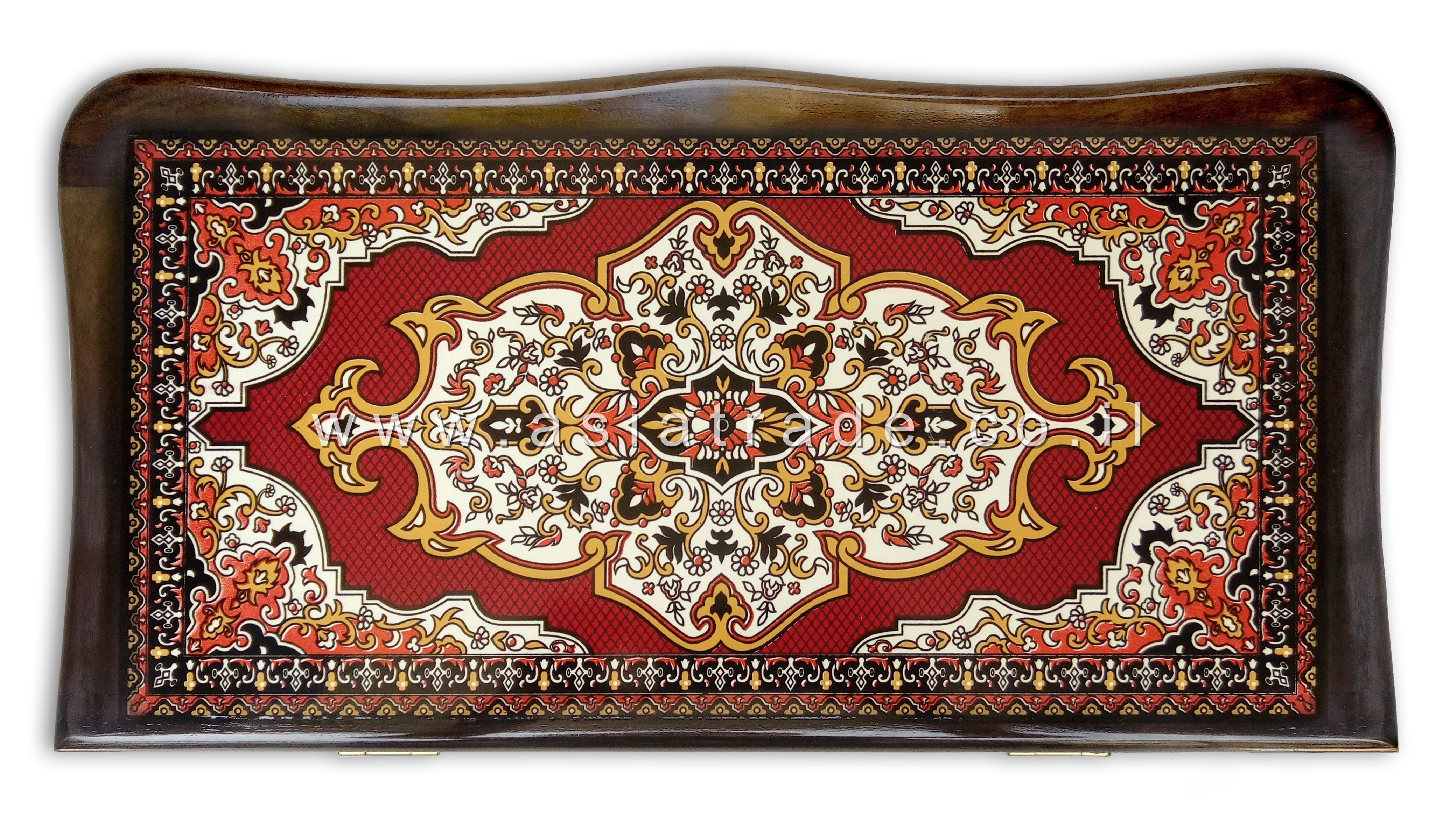 Деревянные нарды со скругленными краями