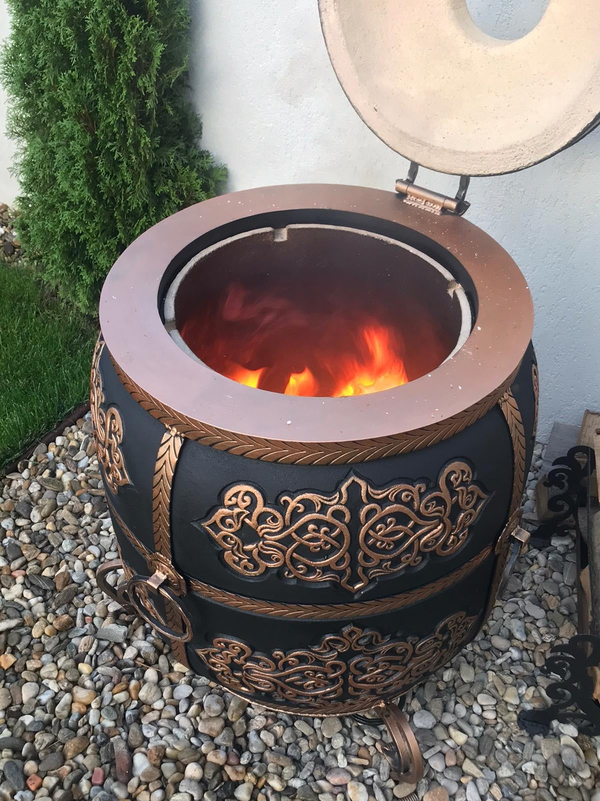 Тандыр «Резной» Утепленный