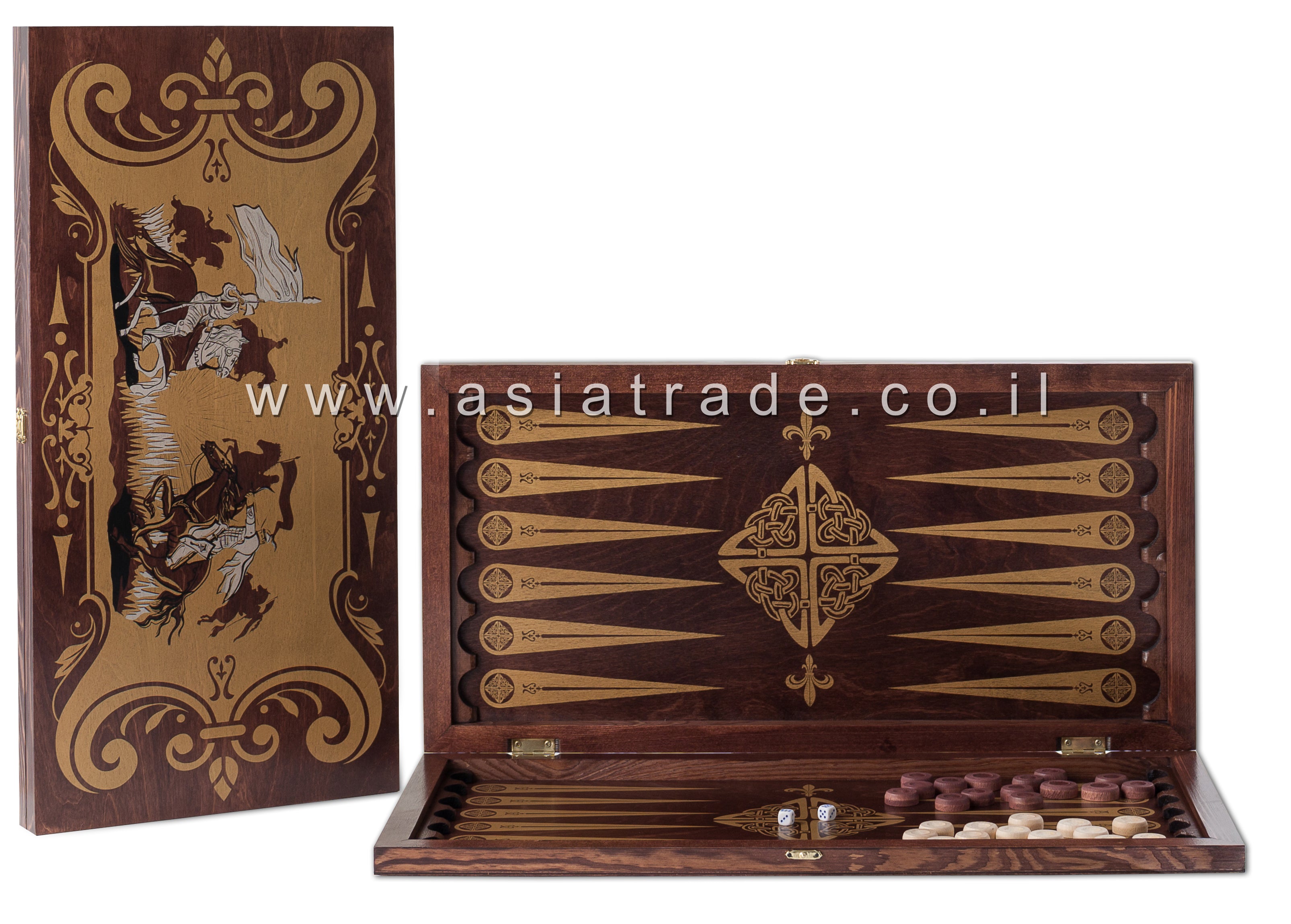 Нарды деревянные " рыцари"