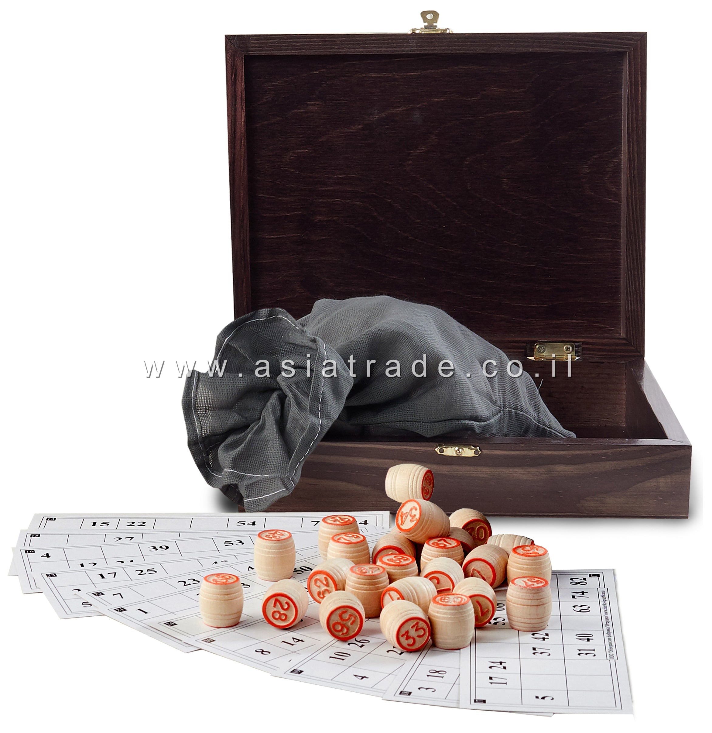 ИГРА РУССКОЕ ЛОТО В ДЕРЕВЯННОЙ ВЕНГЕ ШКАТУЛКЕ,
РИСУНОК ЗОЛОТО "ТРОЙКА"