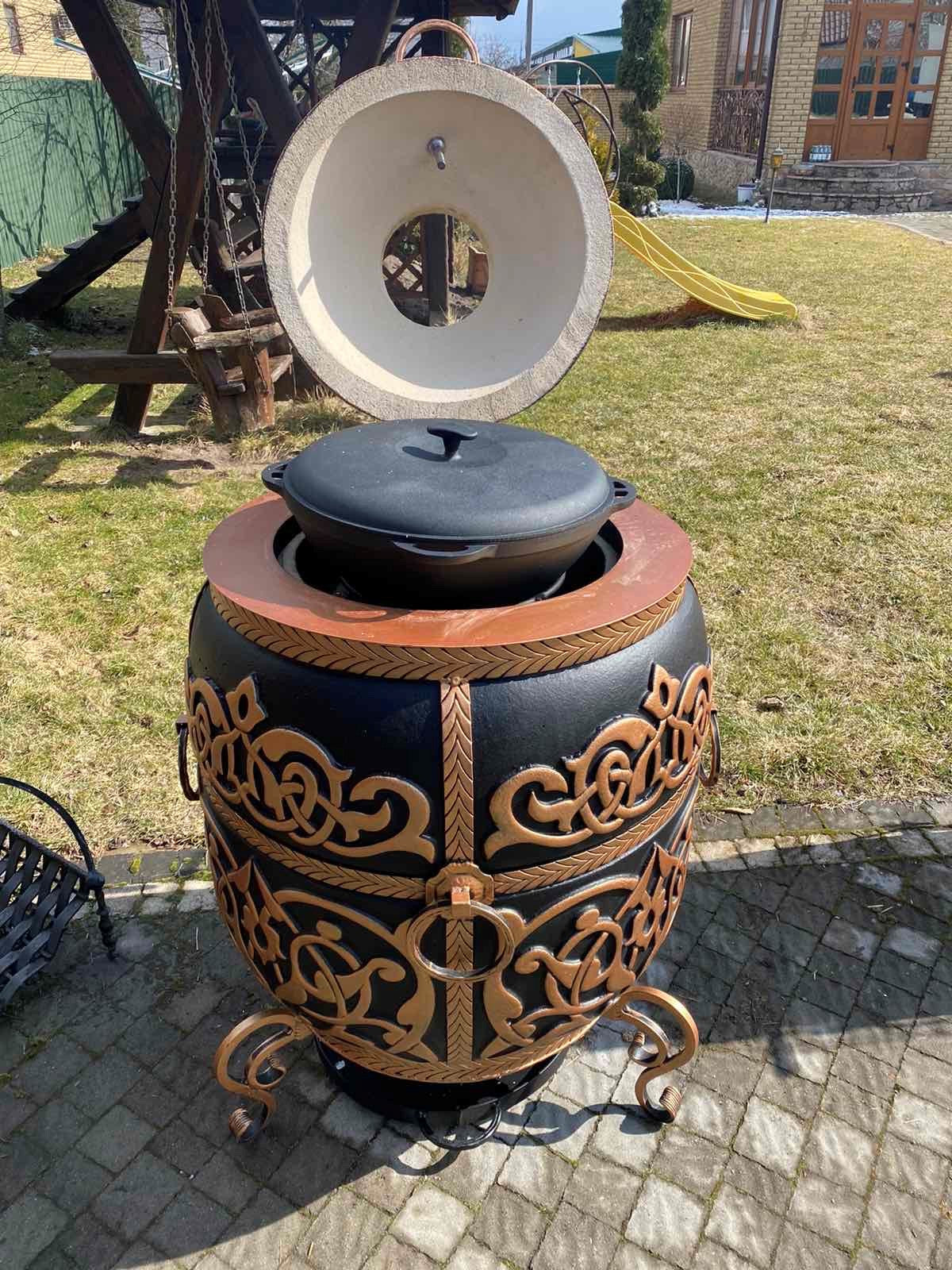 Тандыр «Резной» Утепленный