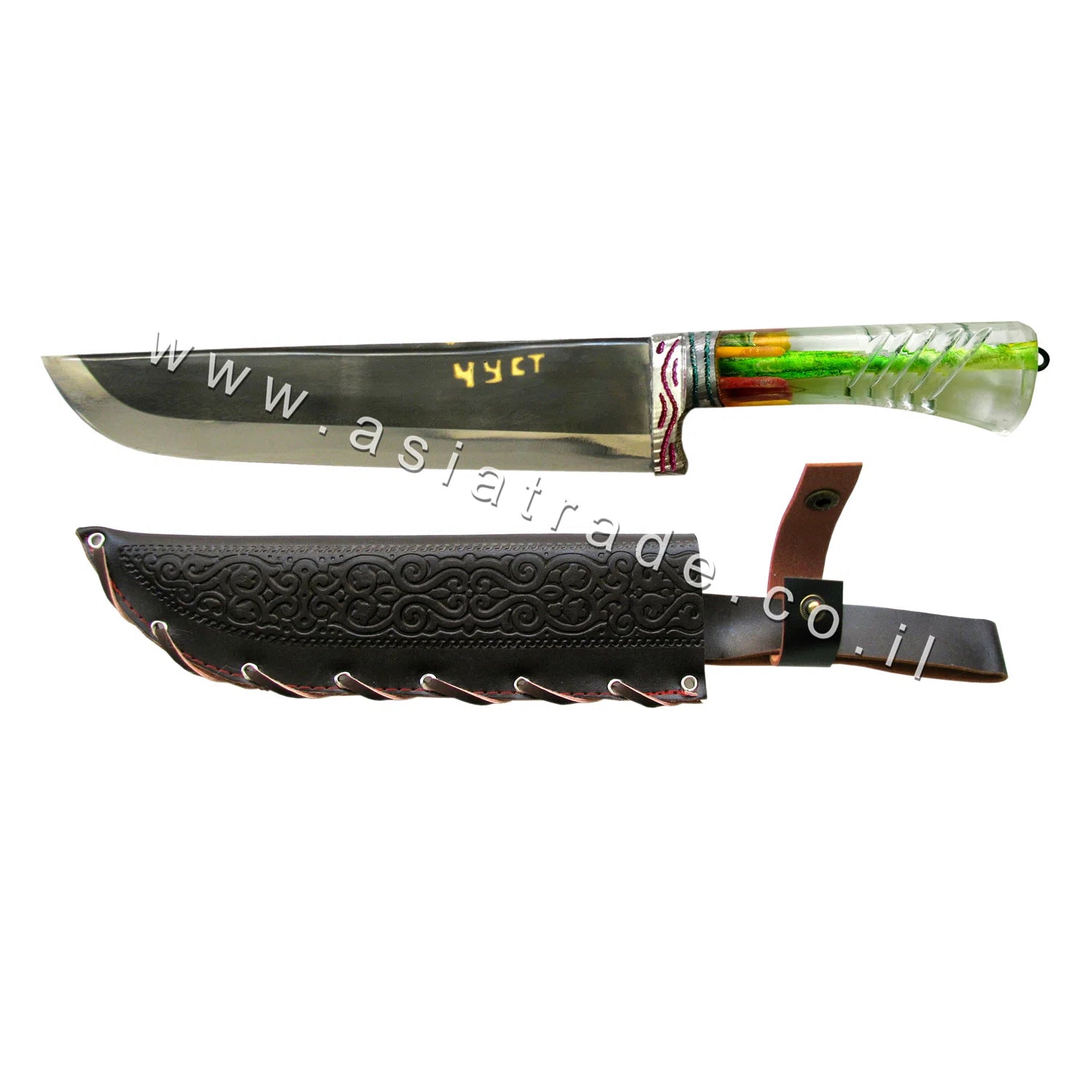 CHUST 1119-  סכין אוזבקי עבודת יד