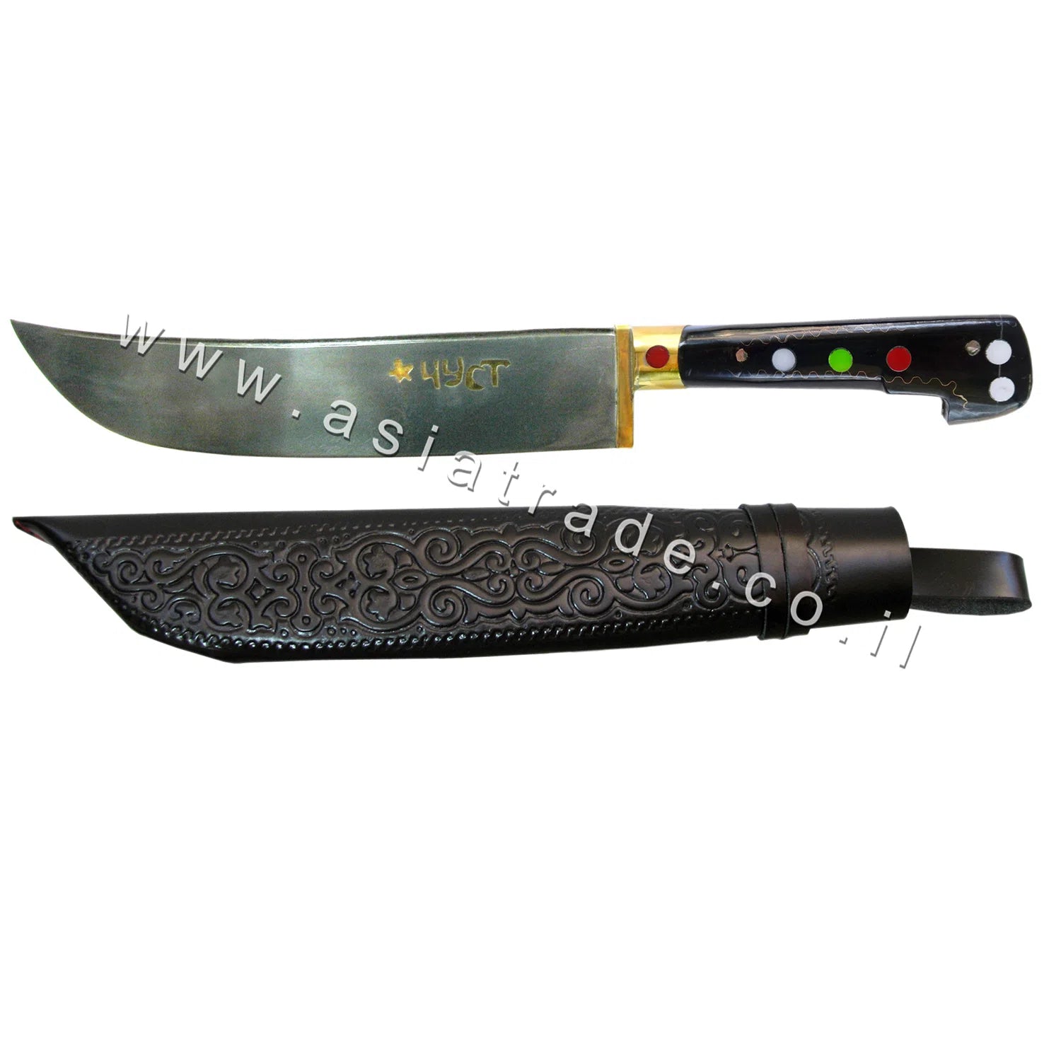 CHUST 1116-  סכין אוזבקי עבודת יד