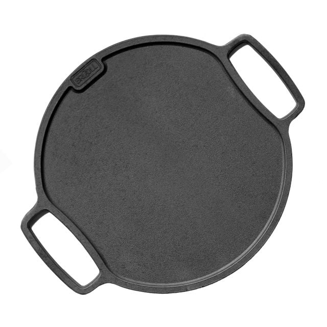 Плато чугунное двухстороннее круглое гриль Ø 360 мм