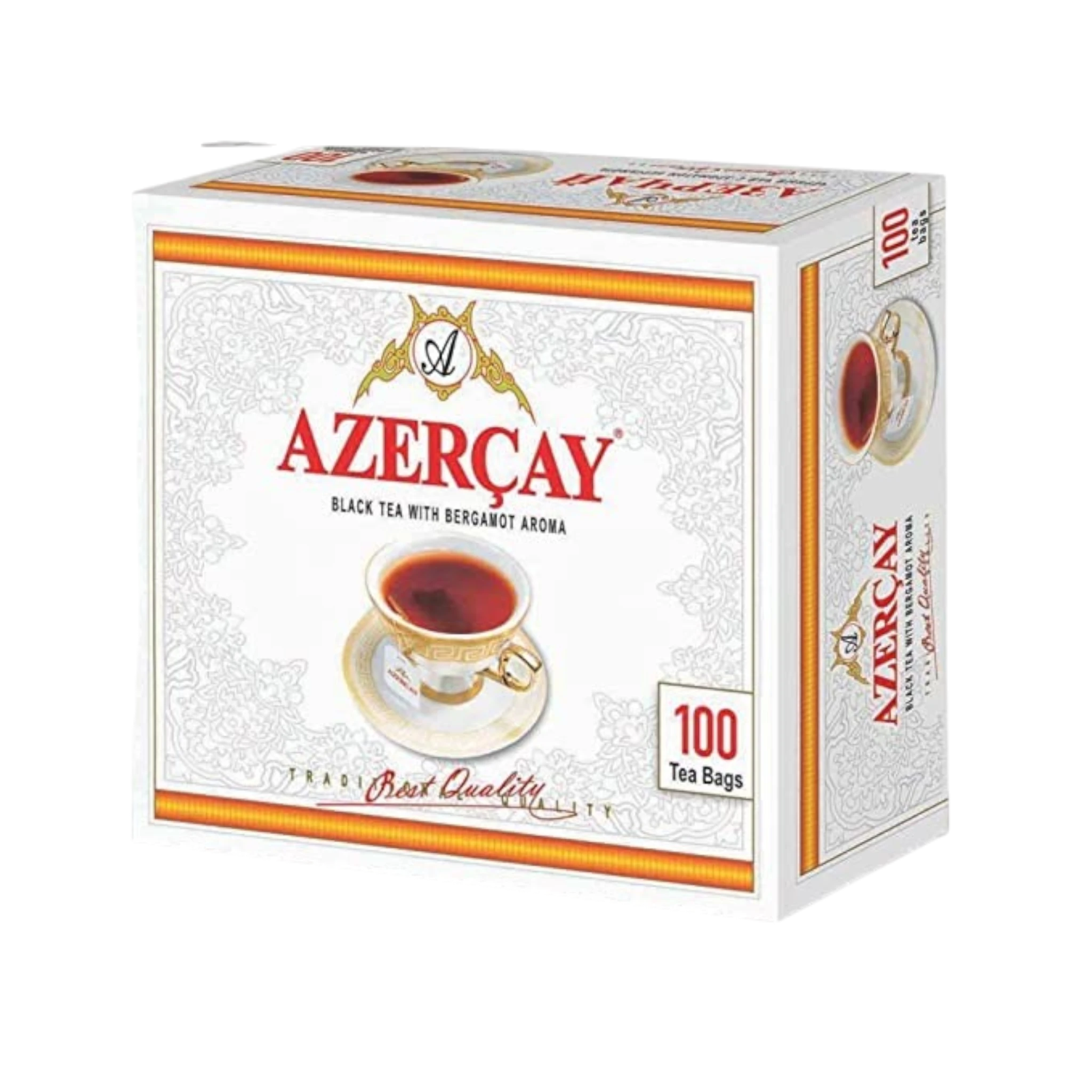 תה שחור עם ברגמוט 1/100 - AZERCHAY