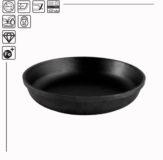 מחבת יציקת ברזל 20 ס"מ BRIZOLL