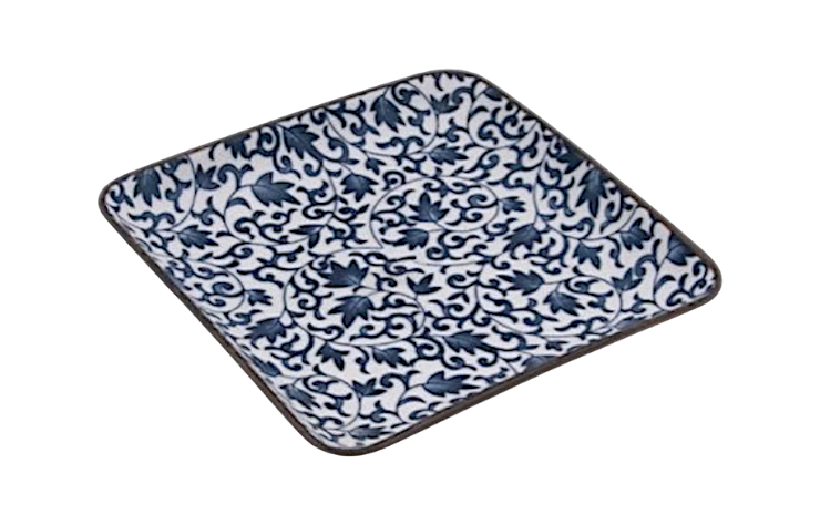 צלחת הגשה מרובעת 12X12 מייסן פרחי יפן ARCOSTEEL