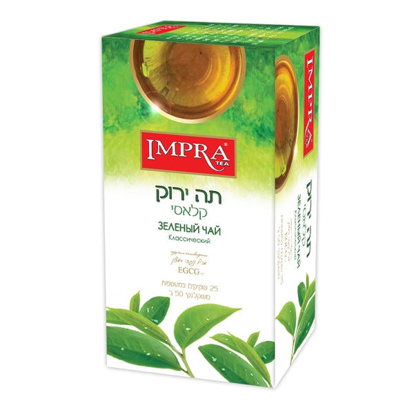 תה ירוק בטעם קלאסי - 25 שקיקים