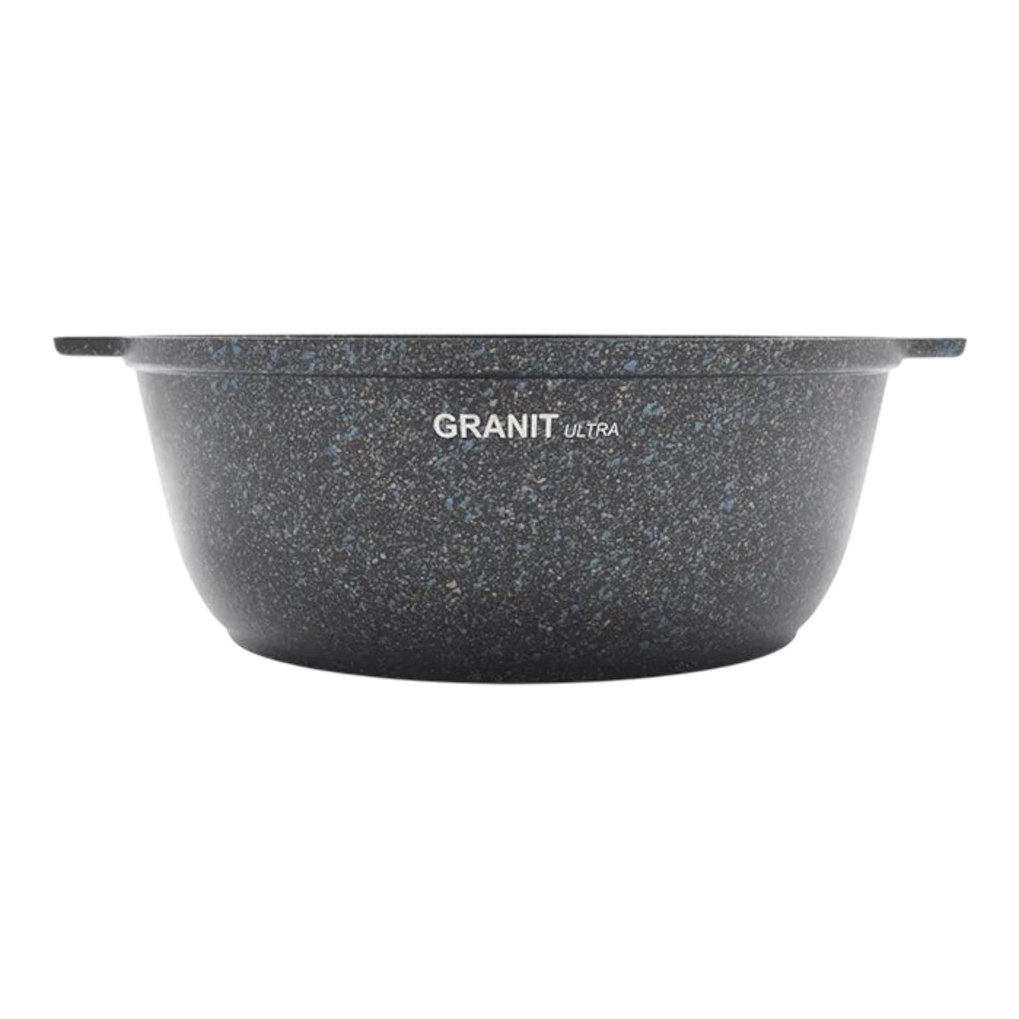 Кастрюля-жаровня 5л со стеклянной крышкой, АП линия «Granit Ultra»