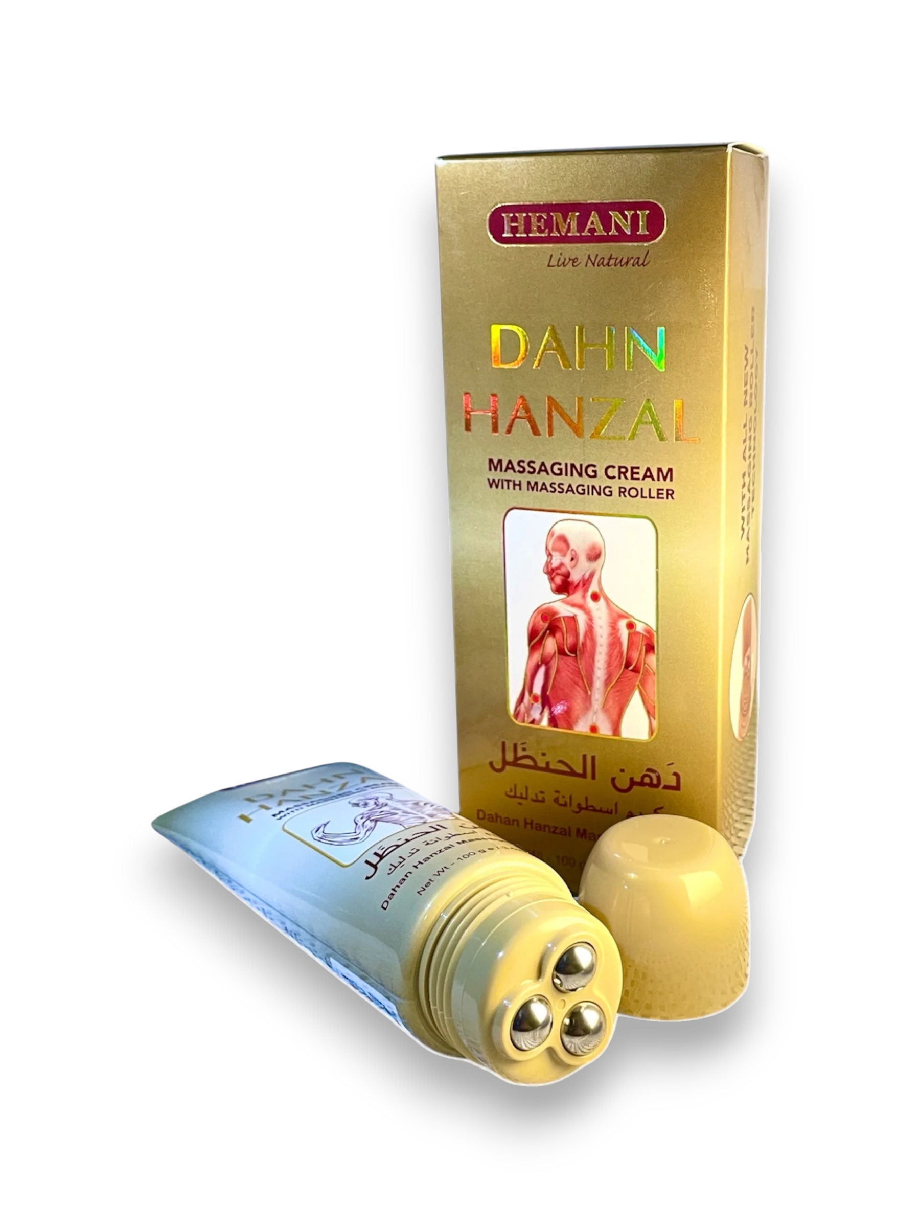 משחת עיסוי טבעית רול-און לשרירים תפוסים