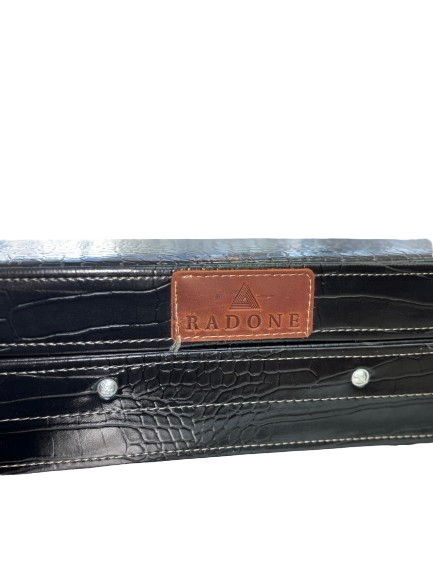 Набор шампуров в изящной деревянной коробке кожа VIP 8