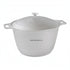 Asia Trade 10-liter traditional cast aluminum cooking pot with lid and integrated handles