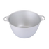 Asia Trade 30-liter large silver aluminum cauldron pot with side handles for professional cooking