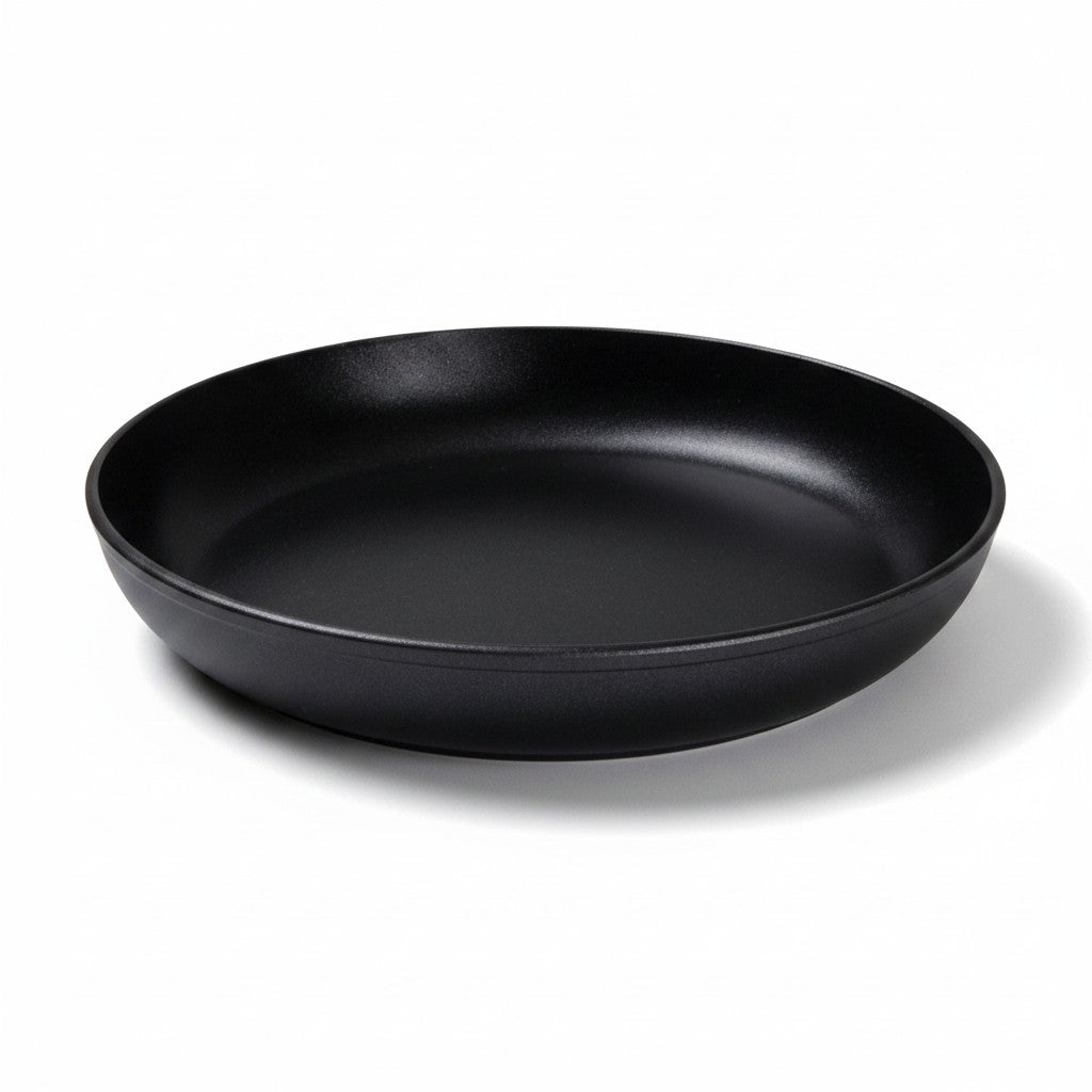 Asia Trade 30cm black non-stick frying pan with a durable coating for healthy cooking and easy cleaning