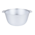 Asia Trade 5-liter cast aluminum cooking pot with a rounded base and integrated side handles