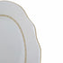 Asia Trade Arcosteel Goldie Collection 36cm oval plate with white floral embossed pattern and gold rim detail