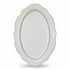 Asia Trade ARCOSTEEL Goldie Collection 36cm oval serving platter in white porcelain with elegant gold rim detail