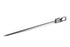 Asia Trade ARCOSTEEL stainless steel BBQ skewer with integrated meat pusher, 45cm long