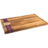 Asia Trade ARCOSTEEL large rectangular wooden cutting and serving board with juice groove