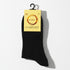 Asia Trade black 100% cotton socks with comfort fit, size 41-44, packaged with a branded tag.
