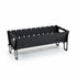 Asia Trade Boyscout V2 portable black metal charcoal grill with modular design and skewer slots