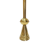 Asia Trade traditional brass Karnay Bukharian trumpet with a polished metallic finish and decorative base details.
