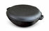 Asia Trade Brizoll 8-liter cast iron kazan wok with a matching cast iron skillet lid, black heavy-duty cookware.