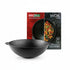 Asia Trade Brizoll 4.7L cast iron wok with a 31cm diameter, featuring a durable, non-stick surface for stir-frying.