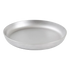 Asia Trade 30cm round cast aluminium frying pan with a shallow profile and matte silver finish