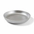 Asia Trade 32cm cast aluminum frying pan with a smooth silver finish, isolated on a white background.