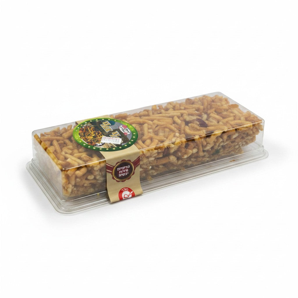 Asia Trade Chak Chak traditional honey wheat noodle cookies with dried fruits in a 300g clear plastic package.