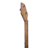 Asia Trade traditional Kazakh dombra string instrument neck and headstock made of polished light brown wood